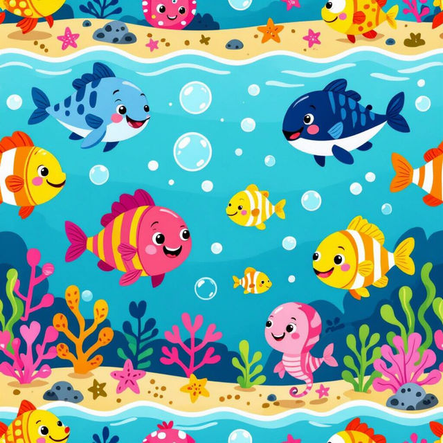 Kids Bathroom Wallpaper - Made With AI gallery