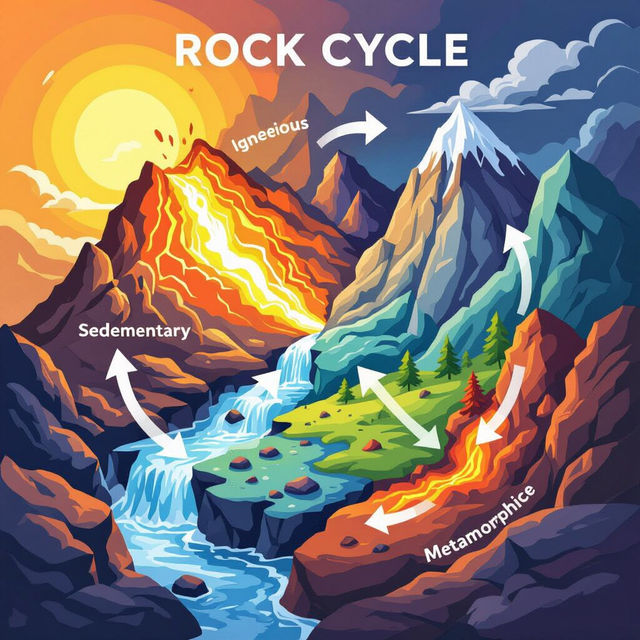 Rock Cycle Pictures - Made With AI gallery