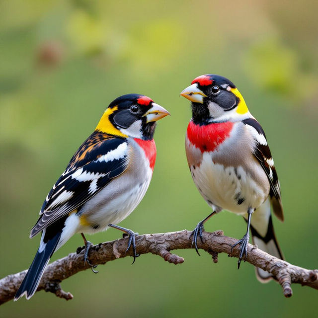 Male and Female Grosbeak Pictures gallery