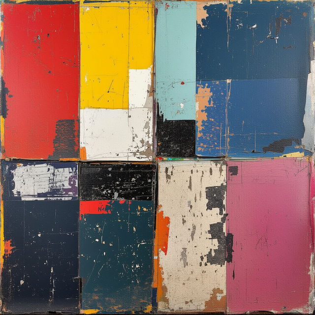 Mark Bradford Art - AI Generated gallery