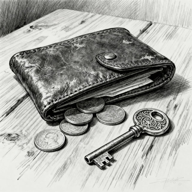 Wallet Drawing Gallery gallery