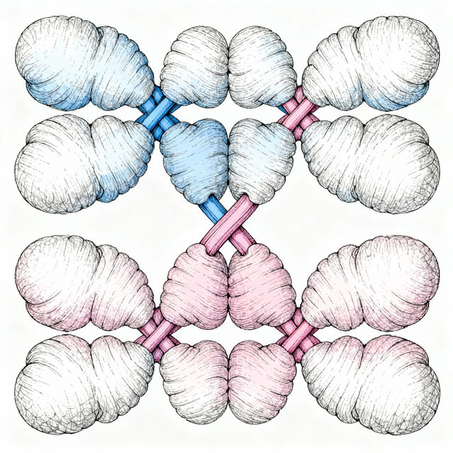 Prophase 1 Drawings - AI Generated Art gallery
