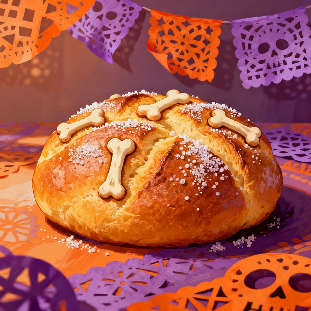 Pan de Muerto Drawings - AI Generated gallery