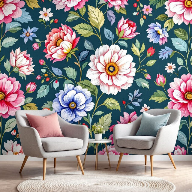 Peel and Stick Wallpaper - AI Generated Designs gallery