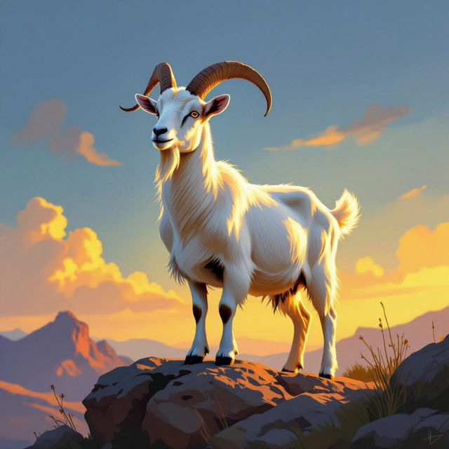 Picture Of Goat - AI Generated gallery