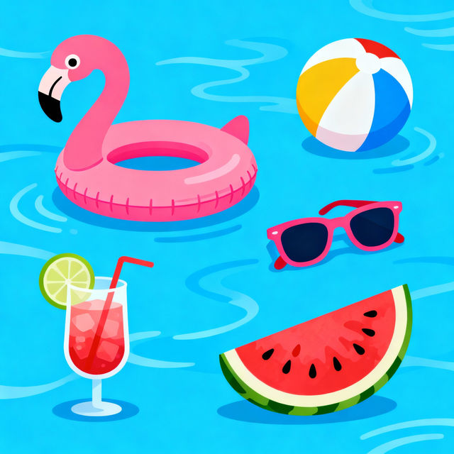 Pool Party Clip Art gallery