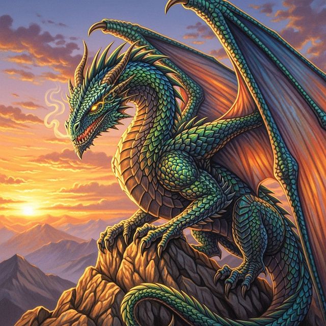 Generate a Realistic Dragon Drawing gallery