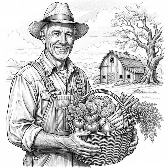Browse Farmer Drawings Made With AI gallery