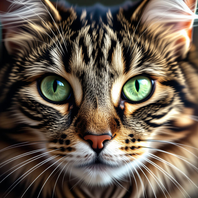 Realistic Cat Face Drawings gallery