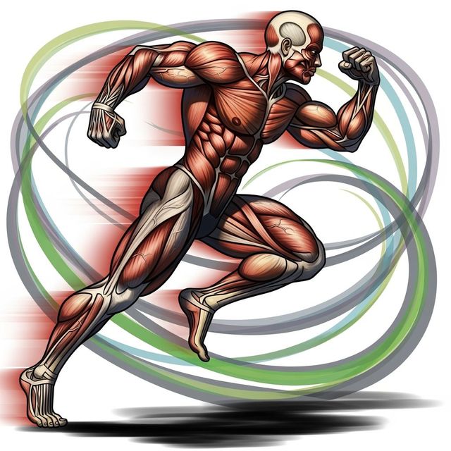 Explore AI-Generated Muscle Drawings gallery