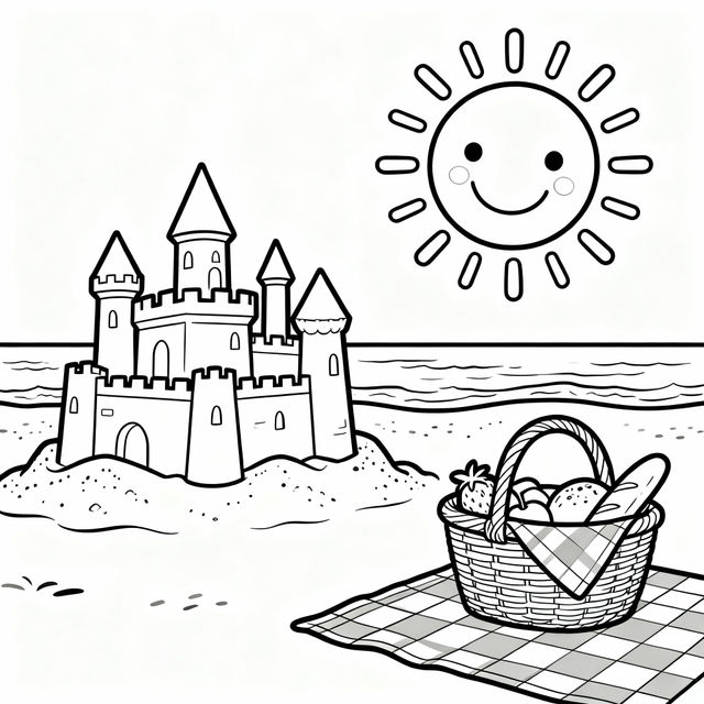 Summer Coloring Pictures gallery