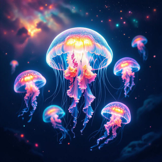 Jellyfish Art - AI Generated gallery