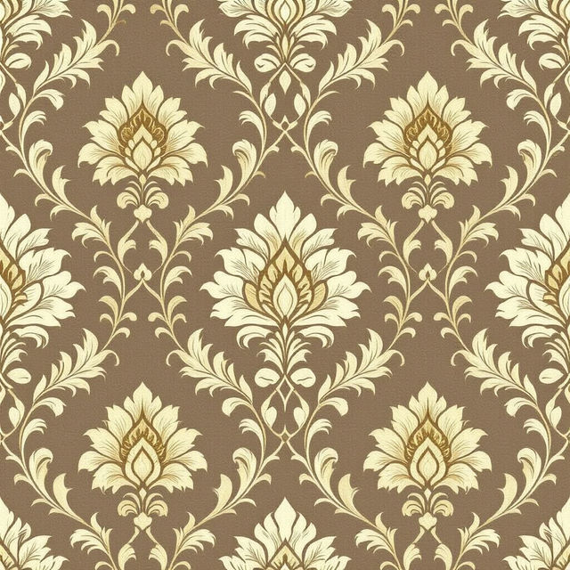 Cream and Gold Wallpapers - AI Generated gallery