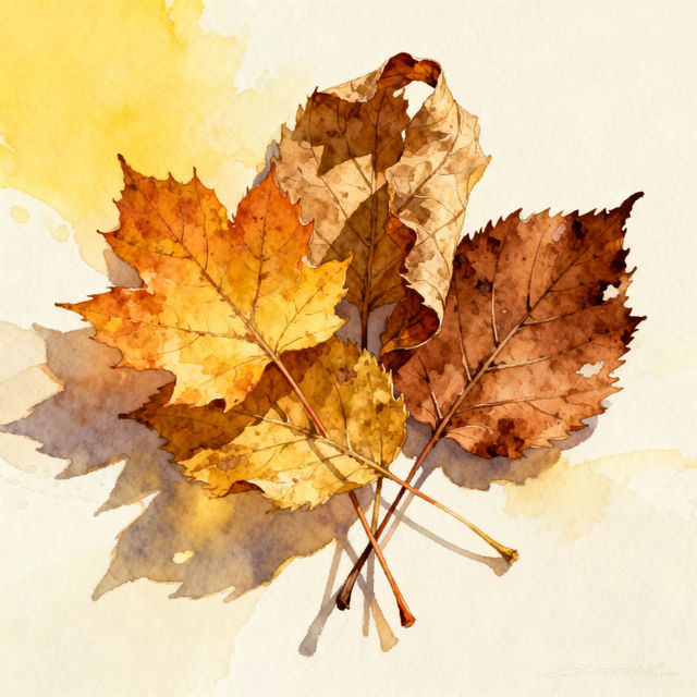 Leaf Drawing Fall - Made With AI gallery