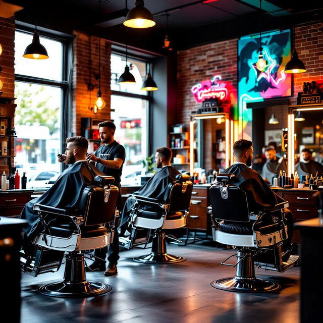 Barber Pictures - Created With AI gallery