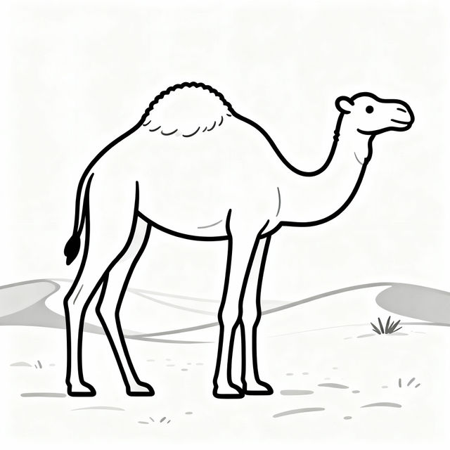 Easy Camel Drawing gallery