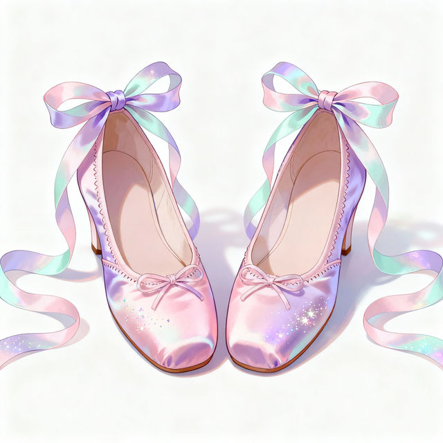 Ballerina Shoes Drawing gallery