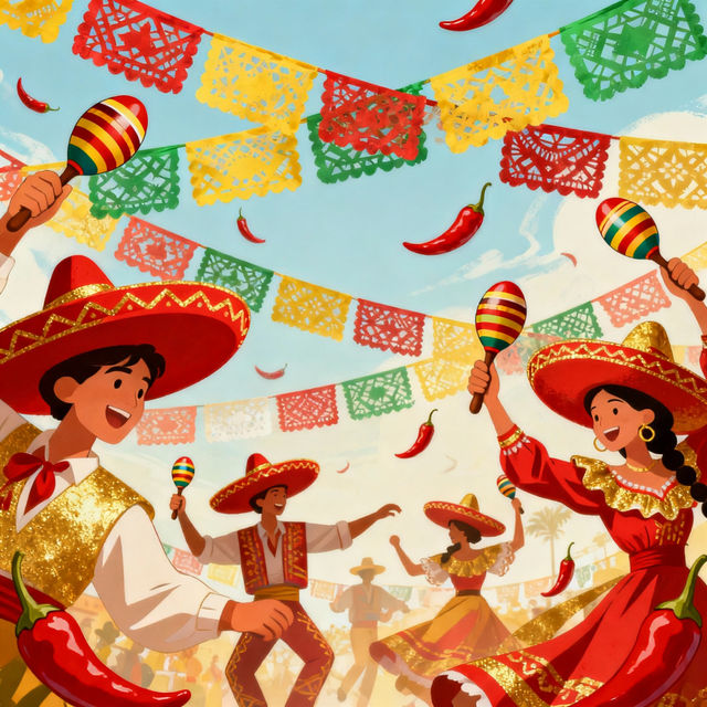 Cinco De Mayo Drawings - Made With AI gallery