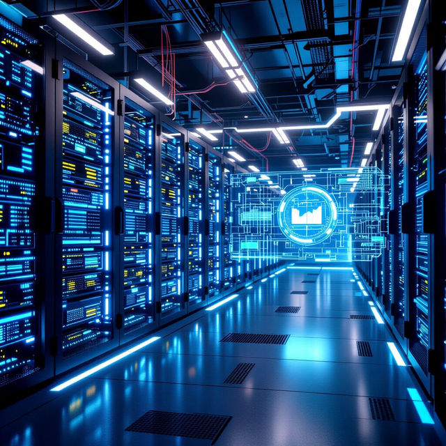 Data Center Images - AI Generated gallery