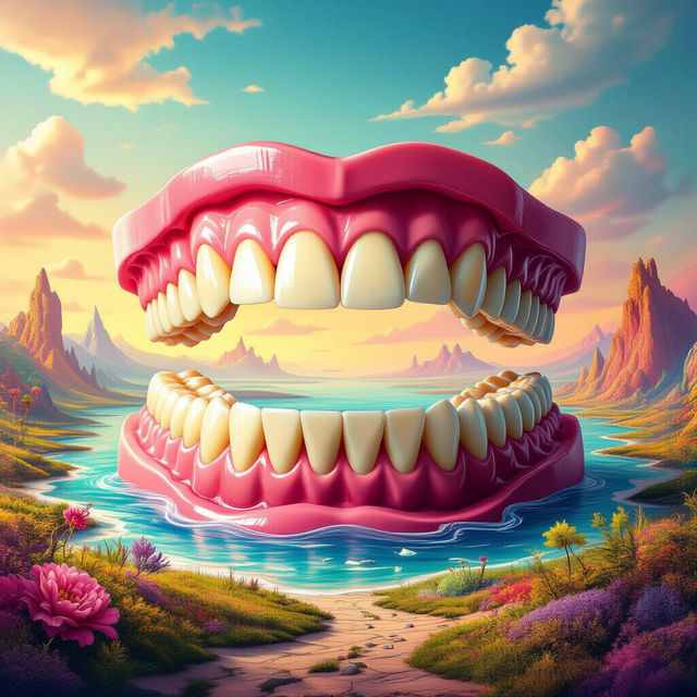 Pictures of Dentures - AI Art gallery