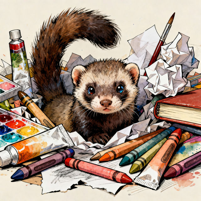 Ferret Drawings gallery