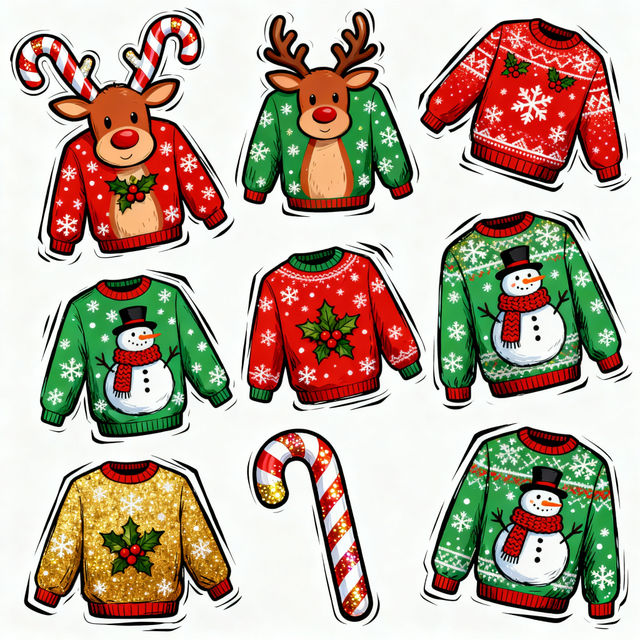 Ugly Sweater Clip Art gallery
