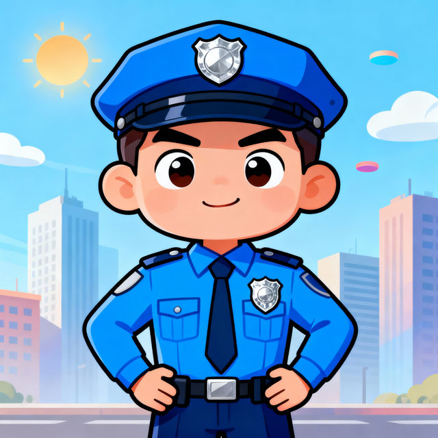 Cop Drawing - Made With AI gallery