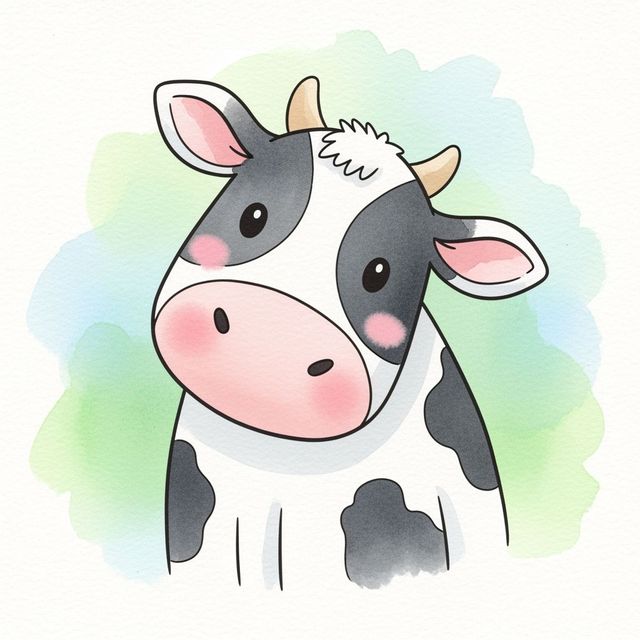 Easy Cow Drawing Gallery gallery