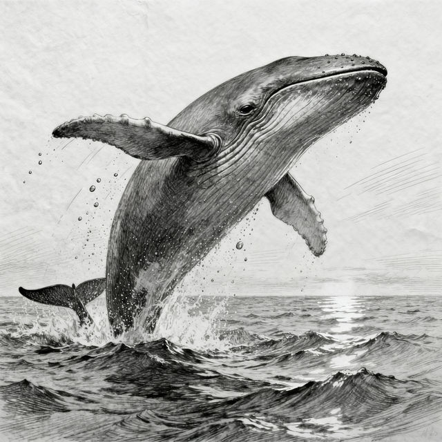 Sperm Whale Drawing gallery