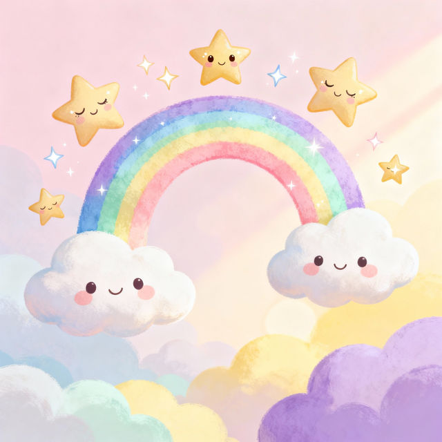 Cute Rainbow Drawings - Made With AI gallery