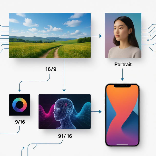 AI Image Ratio Examples gallery