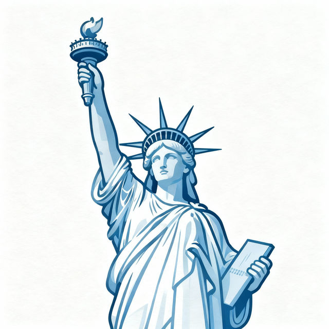 Easy Statue of Liberty Drawings gallery