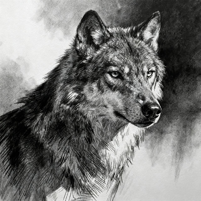Drawing A Wolf gallery