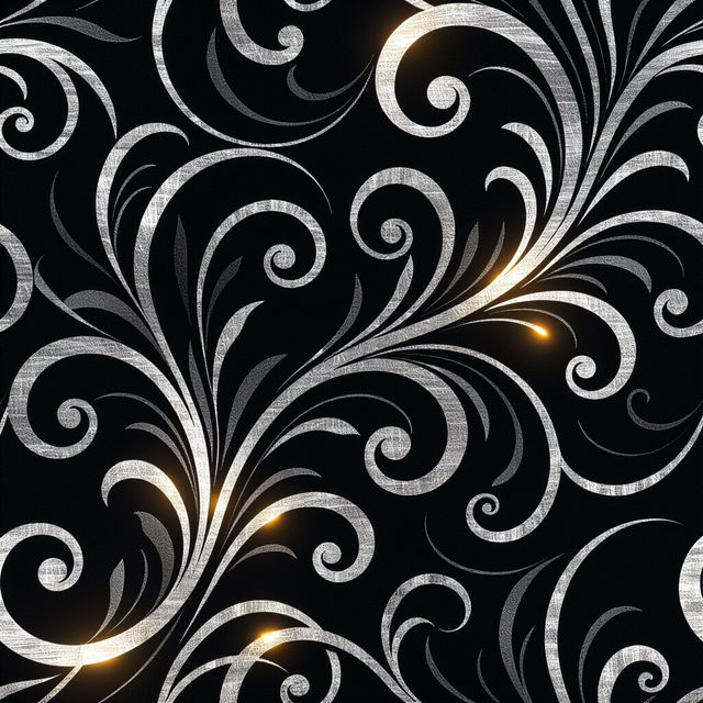 Black and Silver Wallpapers - AI Generated gallery