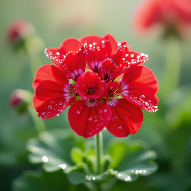Geranium Flower Images - AI Generated gallery