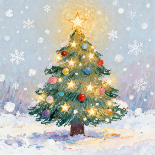 Christmas Tree Drawings - AI Generated gallery
