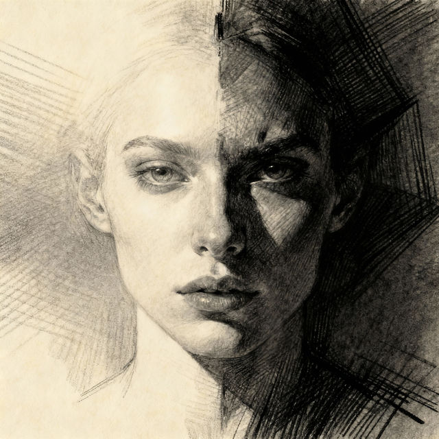 Two-Faced Drawings gallery