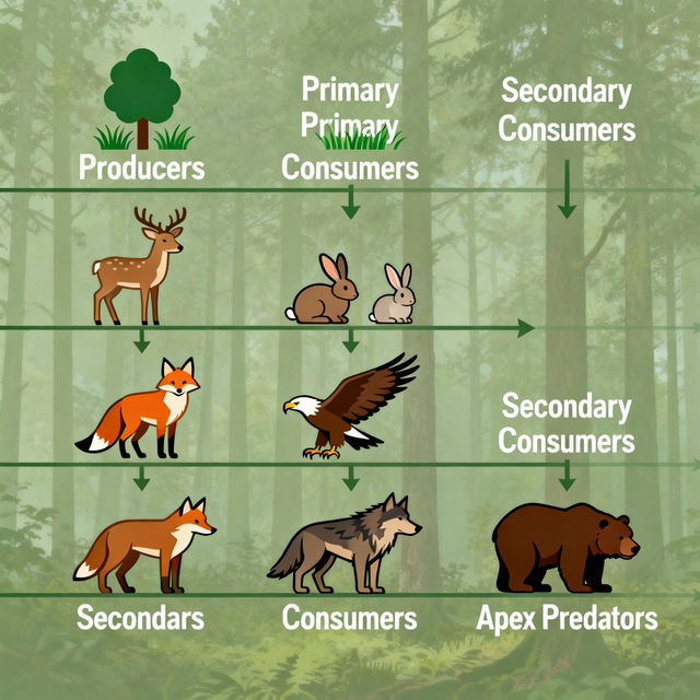 Food Chain Drawings - AI Generated Art gallery