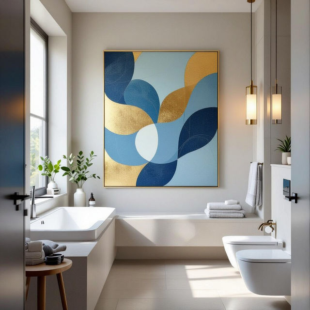 Modern Bathroom Wall Art gallery