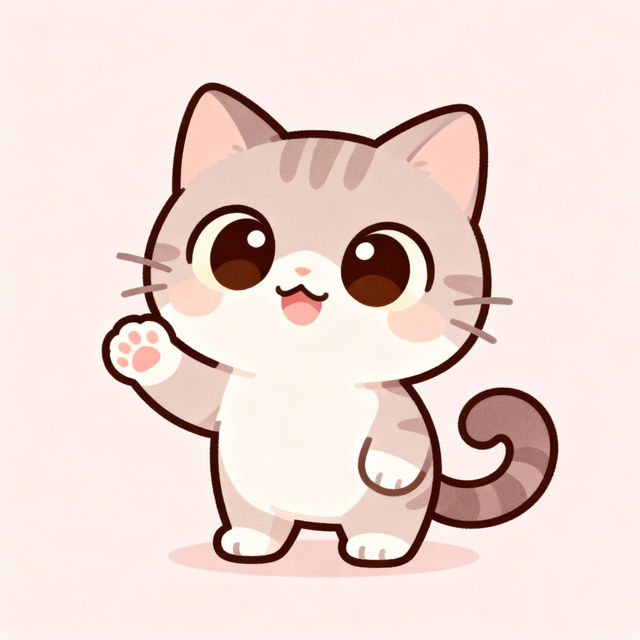 Cute Cat Drawings - Easy AI Art gallery