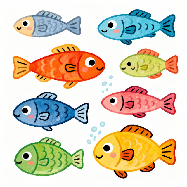 Fish Drawings For Kids gallery