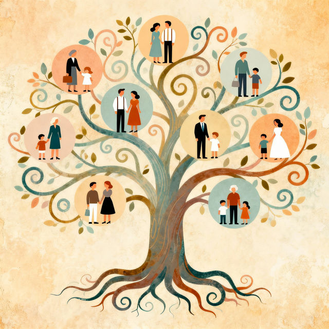 Family Tree Clip Art - Made With AI gallery
