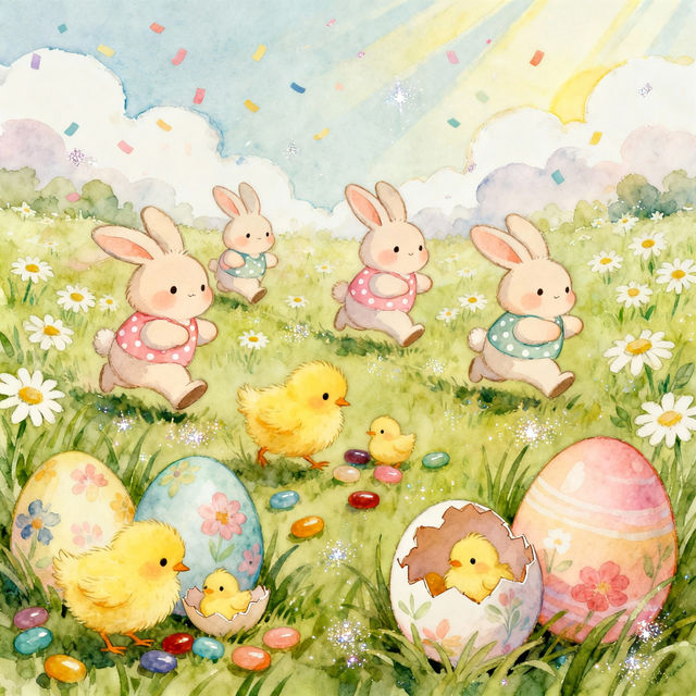 Cute Easter Drawings gallery