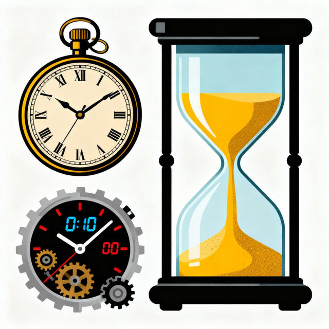 Time Clip Art - Made With AI gallery