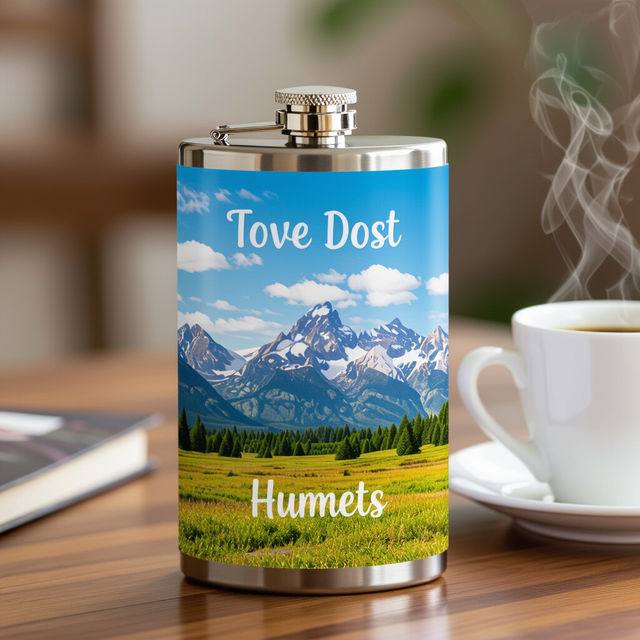 Personalised Coffee Flask With Picture gallery