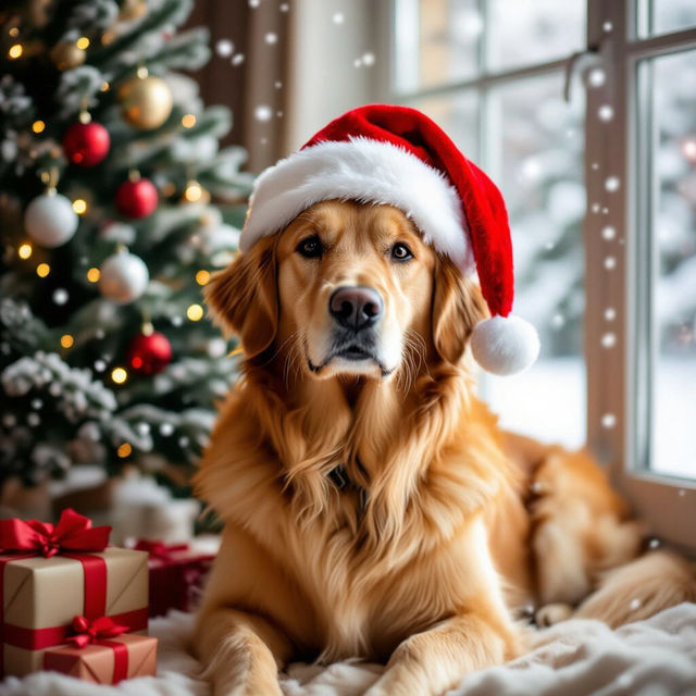 Dog Christmas Pictures - Made With AI gallery