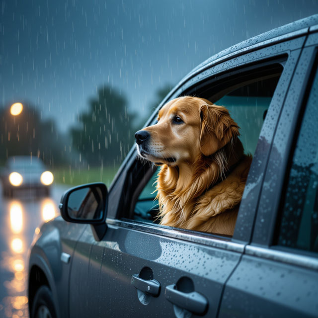 The Art of Racing in the Rain - AI Art gallery