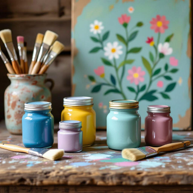 Folk Art Chalk Paint Designs gallery