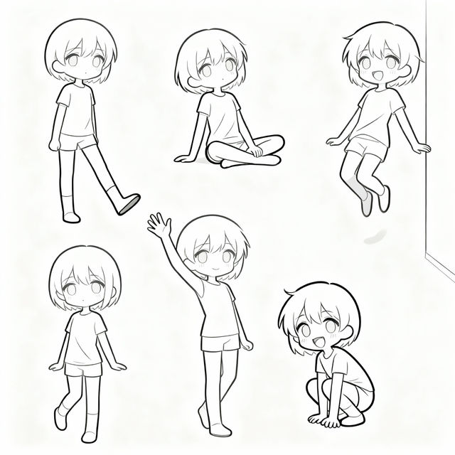 Cute Drawing Body Poses gallery