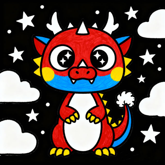 Easy Dragon Drawing gallery